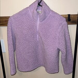 Bobbie Brooks Girls size Large 10/12 - Cozy Purple Kids Fleece Pullover